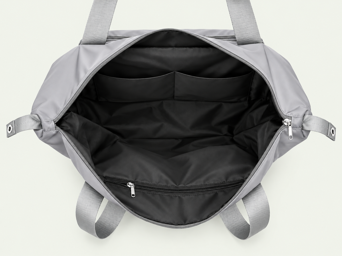 Packi - Grey - 3 Stage Foldable Travel Bag – Water-Resistant Smart Packing Organizer