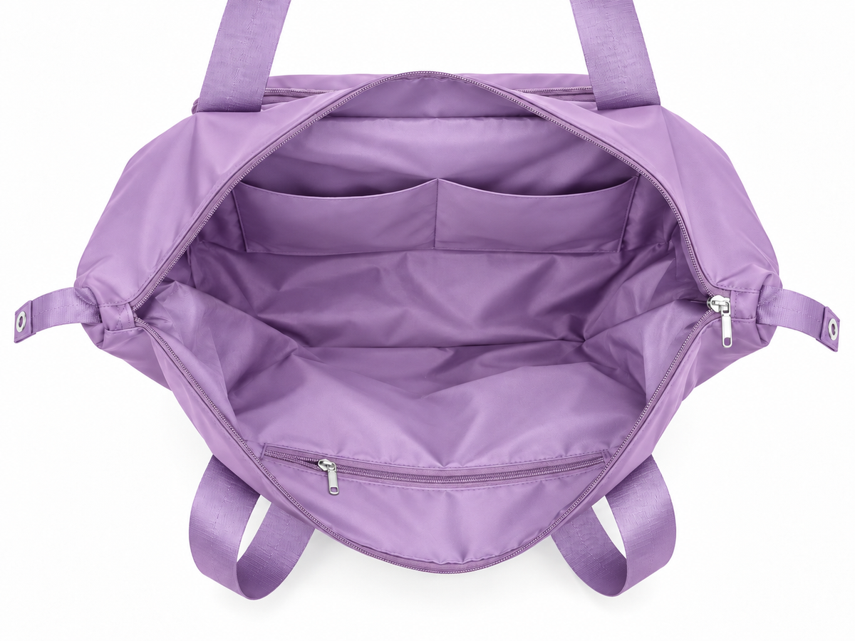 Packi - Purple - 3 Stage Foldable Travel Bag – Water-Resistant Smart Packing Organizer